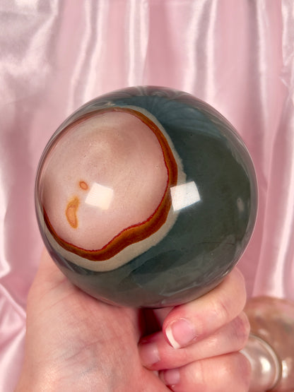 Pastel Pink Eyeball Polychrome Sphere