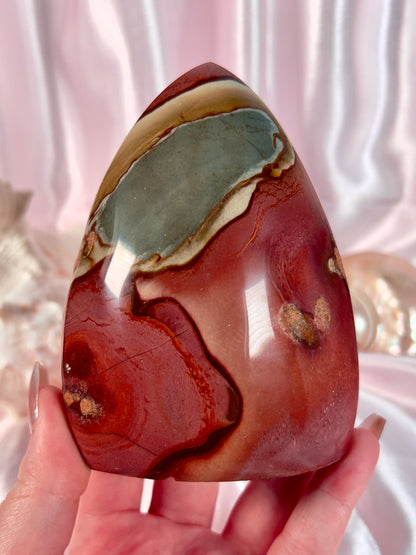 Strawberry Red Polychrome Flame