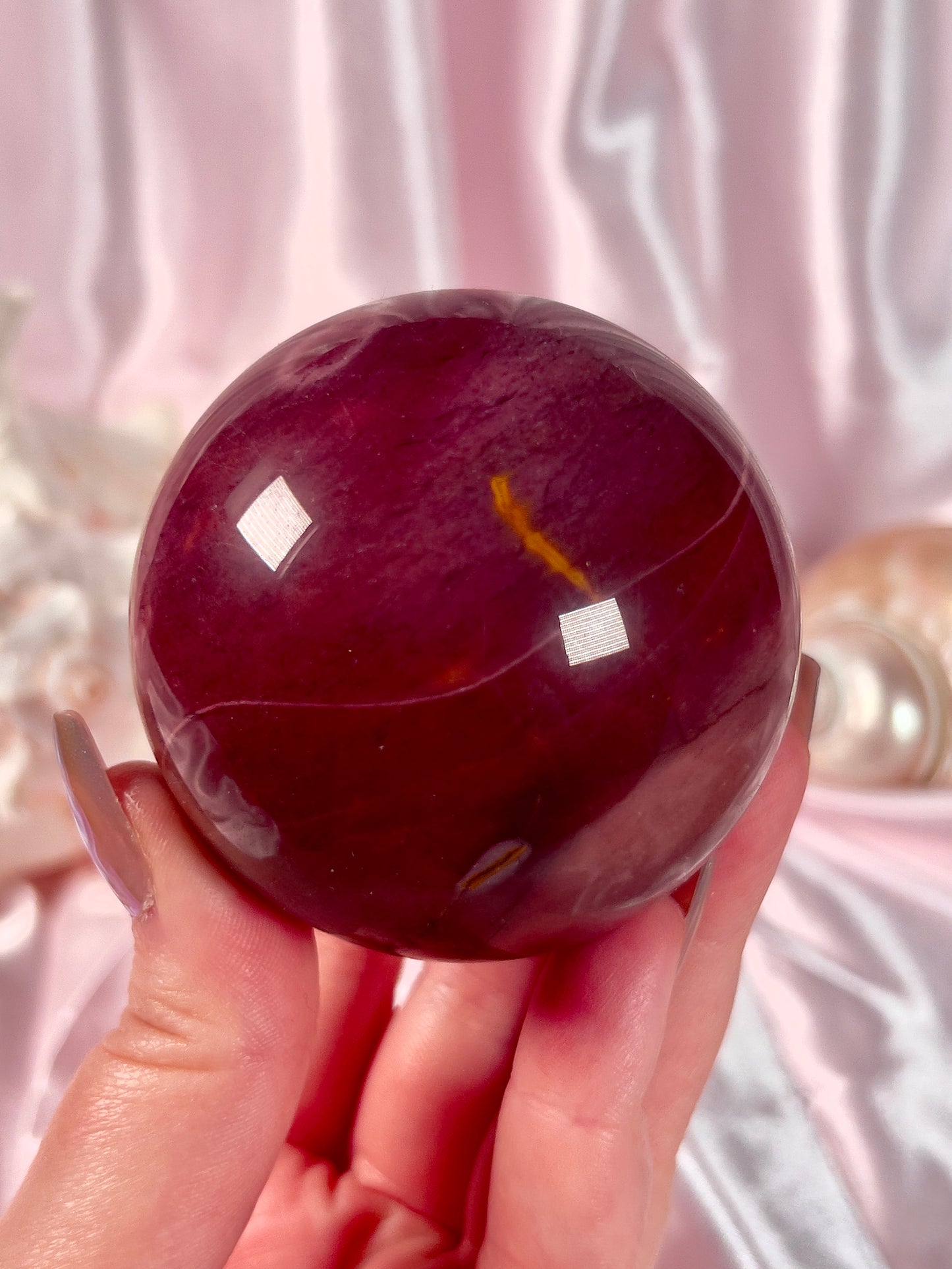 Burgundy Mookaite Sphere
