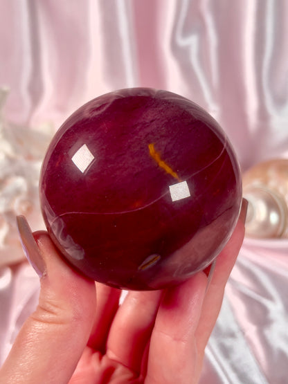Burgundy Mookaite Sphere