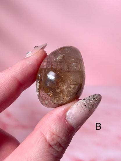 Rutile Quartz Lenses from Brazil - Choose Your Own