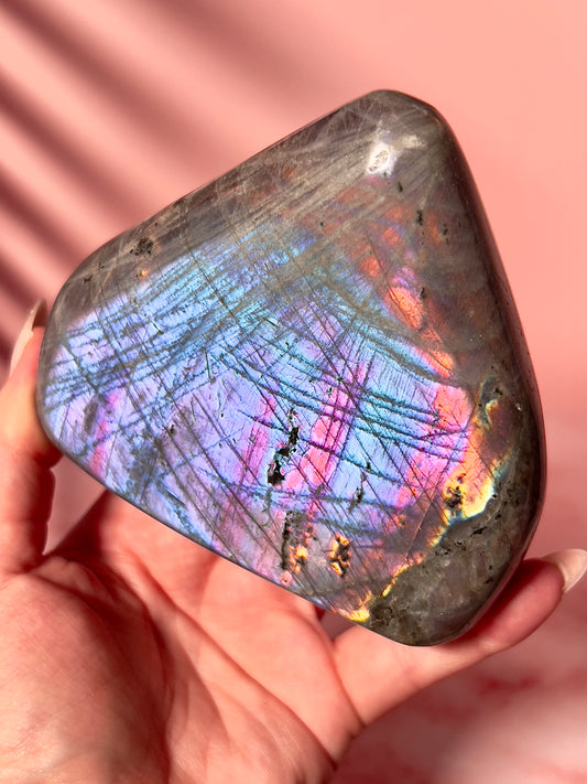 Triangle Labradorite Freeform