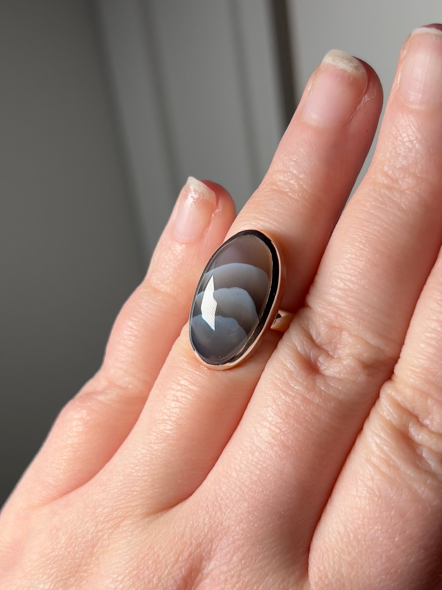 Botswana Agate Ring Size 6