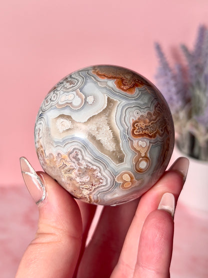 Crazy Lace Agate Sphere