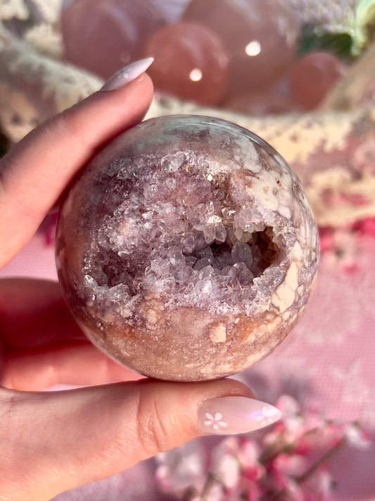 Pink Amethyst Sphere