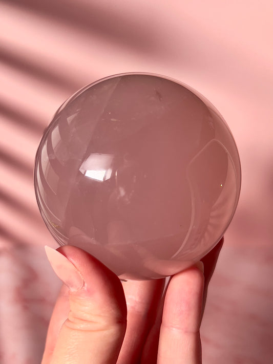 Jelly Star Rose Quartz Sphere “N”