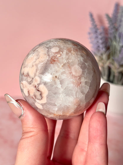 Lacey Pink Amethyst Sphere