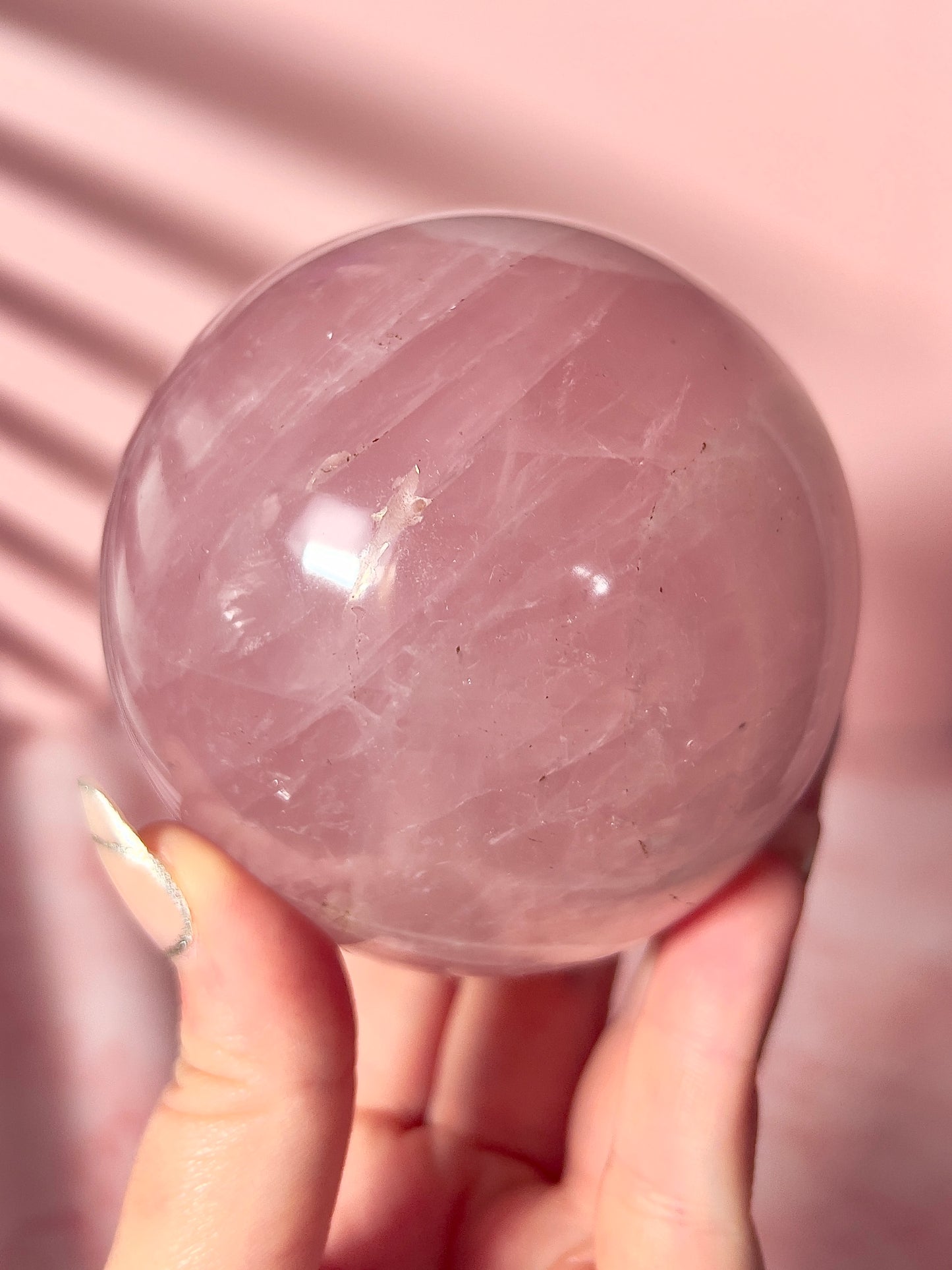 Rose Quartz Sphere “B”