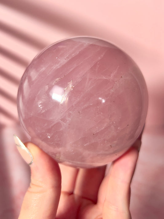 Rose Quartz Sphere “B”