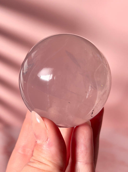 Jelly Star Rose Quartz Sphere “Q”