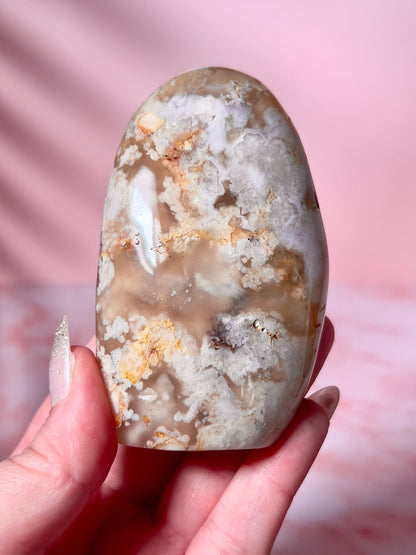 Jelly Flower Agate Freeform