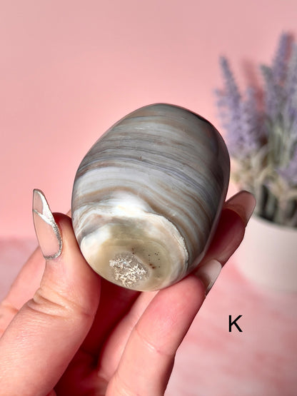 Beautiful Sea Jasper Crystal Palm Stones - Choose Your Own