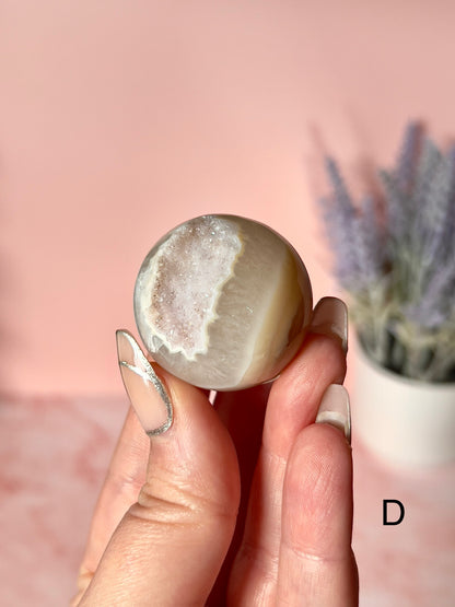 Small Druzy Agate Spheres - Choose Your Own