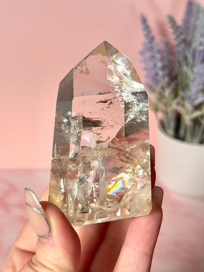 Champagne Citrine Tower