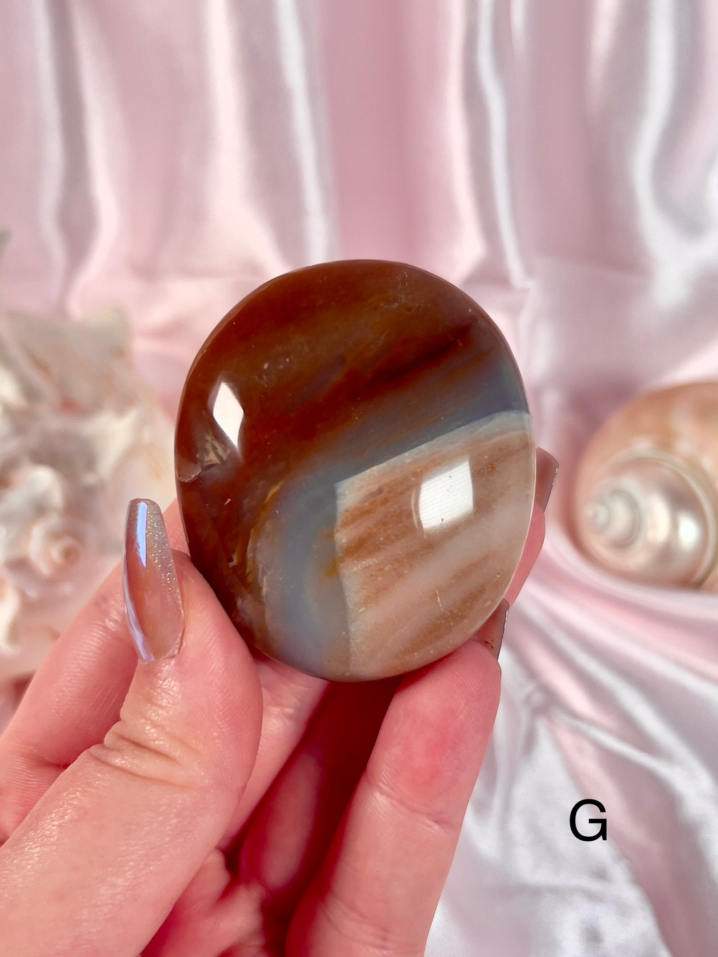 Sea Jasper Palm Stone - Choose Your Own