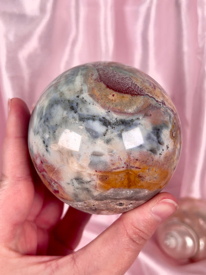 Rainbow Sea Jasper Sphere