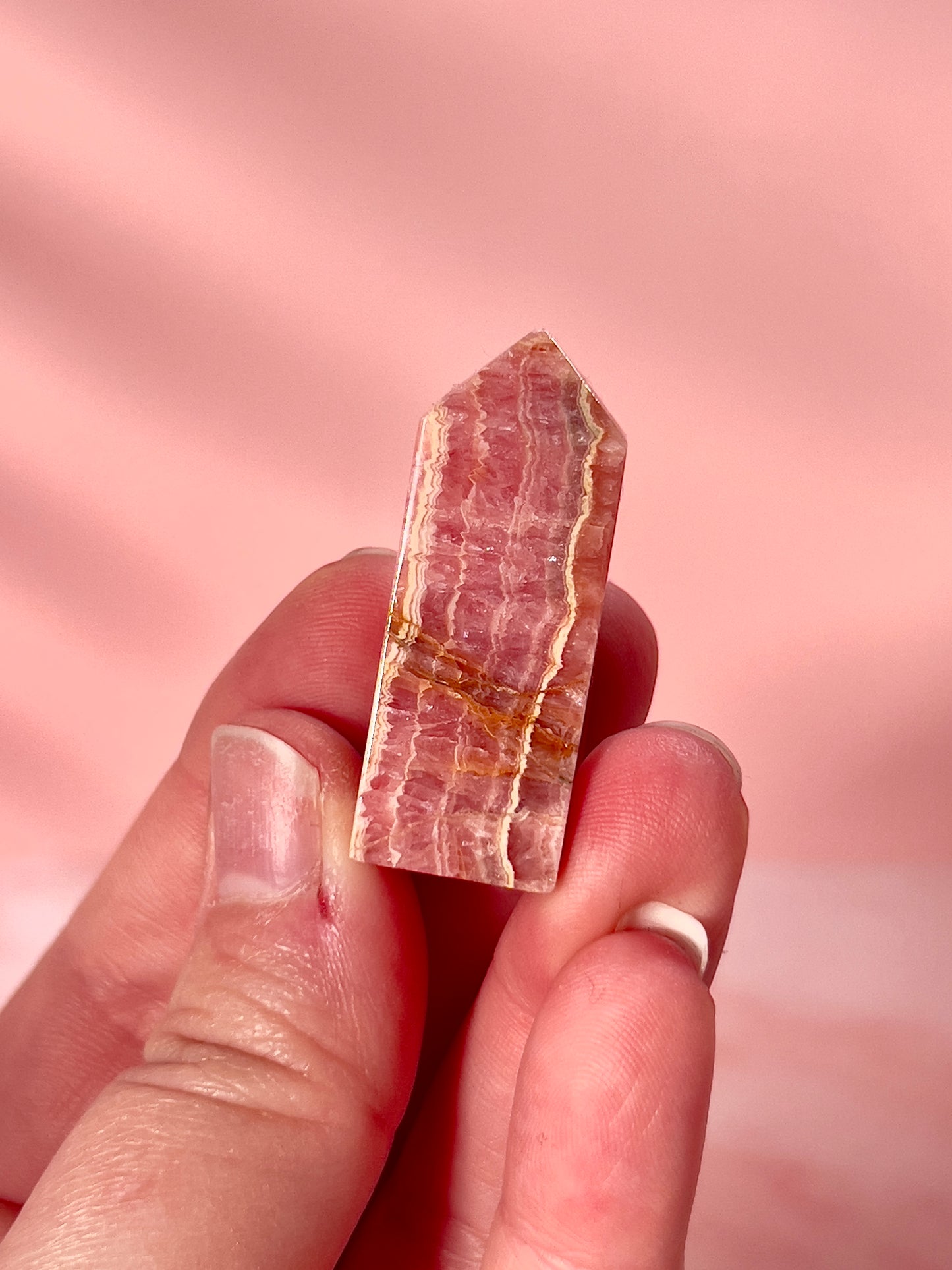 Mini Rhodochrosite Tower