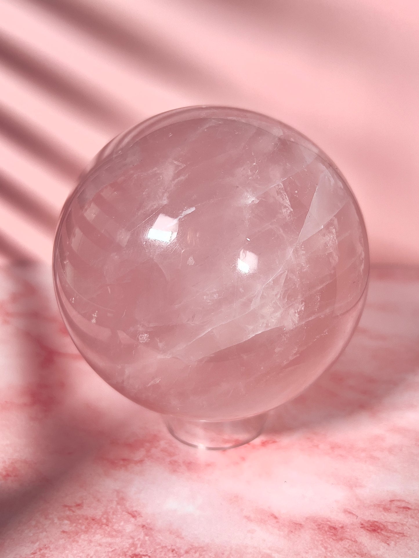 Statement 5 Pound Rose Quartz Sphere