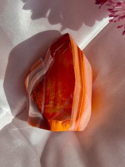 Pink Carnelian Flame