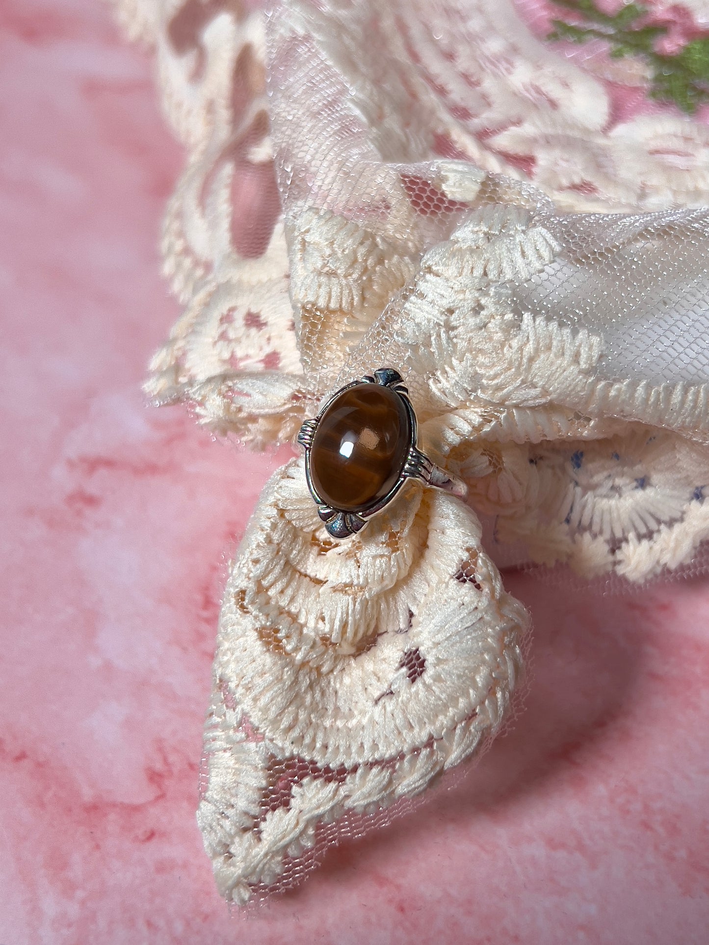 Smokey Quartz Ring Size 8