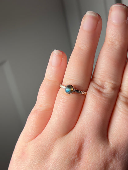 Labradorite Ring Size 8