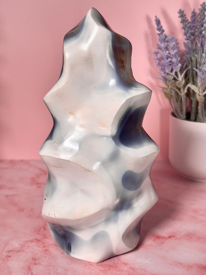 Stunning Orca Agate Statement Flame