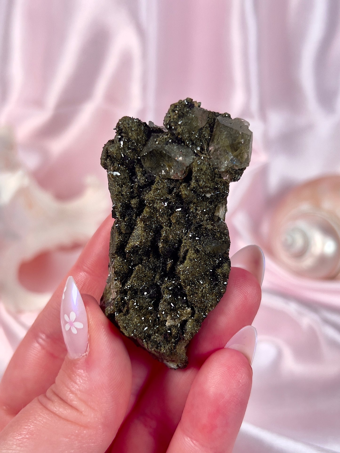 Epidote (Forest Quartz) Cluster “B”