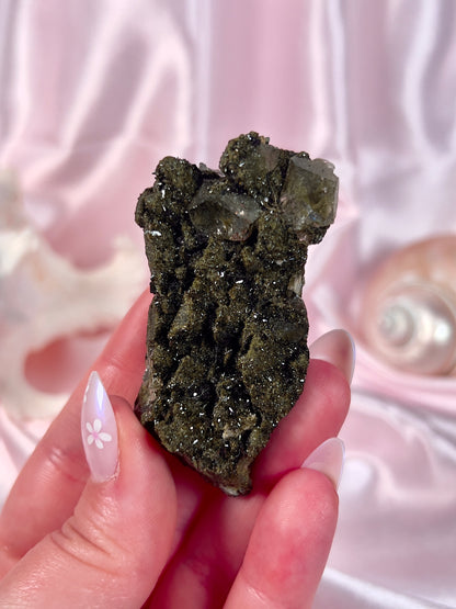 Epidote (Forest Quartz) Cluster “B”