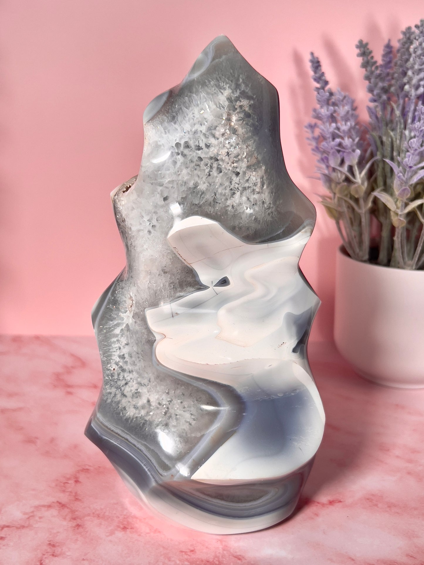 Stunning Orca Agate Statement Flame