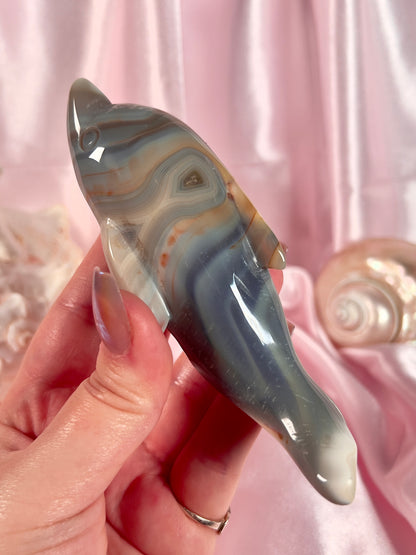 Orca Agate Dolphin