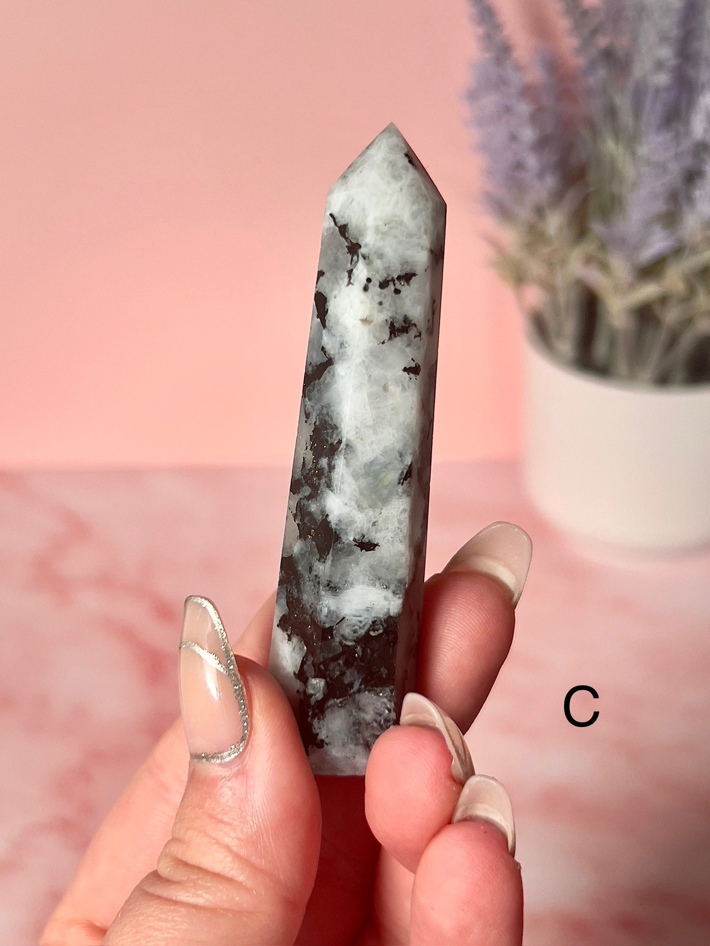 Small Rainbow Moonstone Towers - Choose Your Own