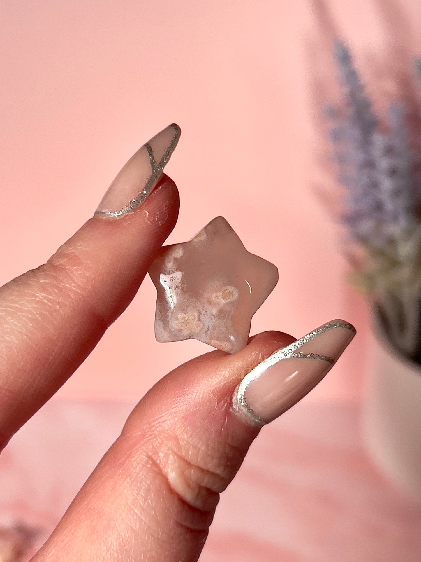 Mini Flower Agate Star