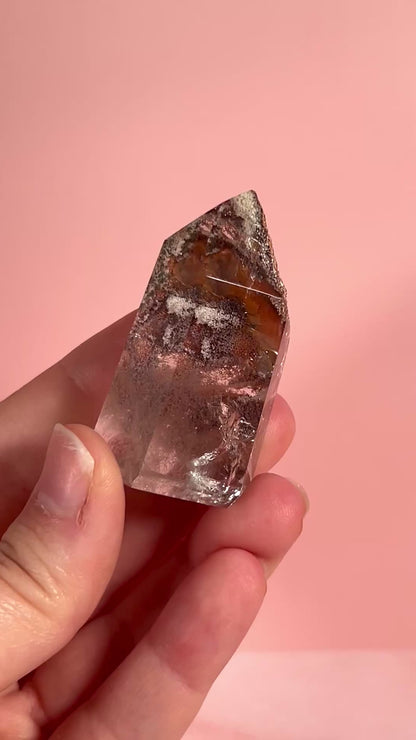 High Quality Garden Quartz Mini Tower from Brazil