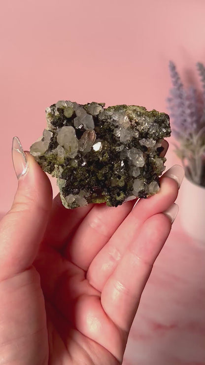Epidote (Forest Quartz) Cluster