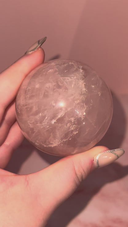 Rose Quartz Sphere “M”