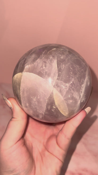 Lavender Rose Quartz Sphere “G”