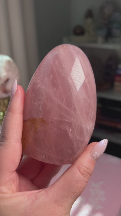 Juicy Dark Pink Star Rose Quartz Freeform