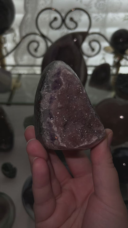 Purple and Pink Princess Sugar Amethyst Cut Base