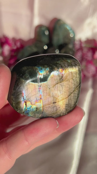 Silver Flash Labradorite Freeform from Finland