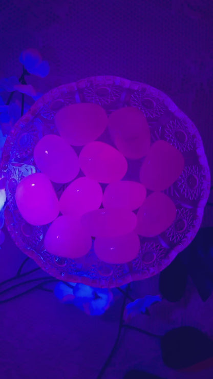 Pink Mangano Calcite Tumbles - UV Reactive