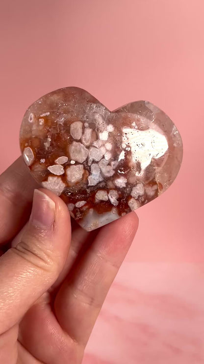 Pink Amethyst Heart