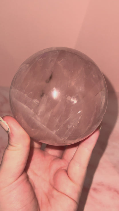 Rose Quartz Sphere “B”