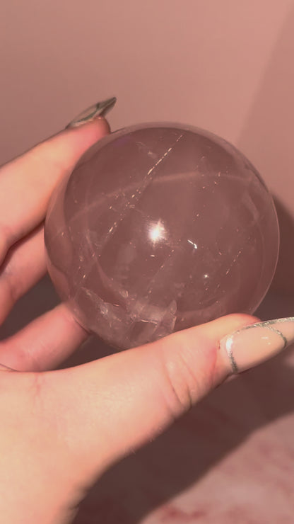 Rose Quartz Sphere “I”