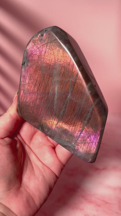 Orange Labradorite Freeform