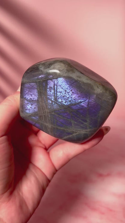 Blue and Purple Labradorite Freeform