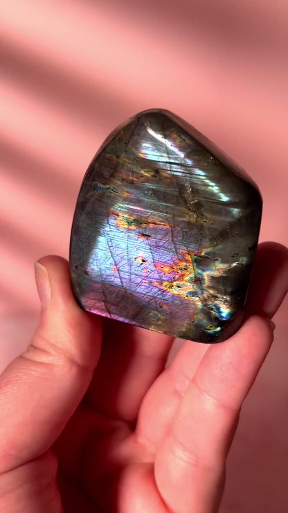 Purple and Blue Labradorite Freeform