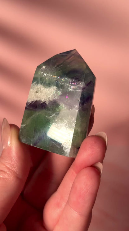 Rainbow Fluorite Tower