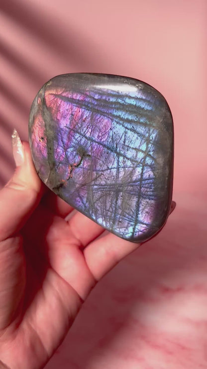 Cotton Candy Labradorite Freeform