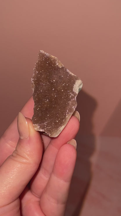 Dark Pink Sugar Amethyst Cluster