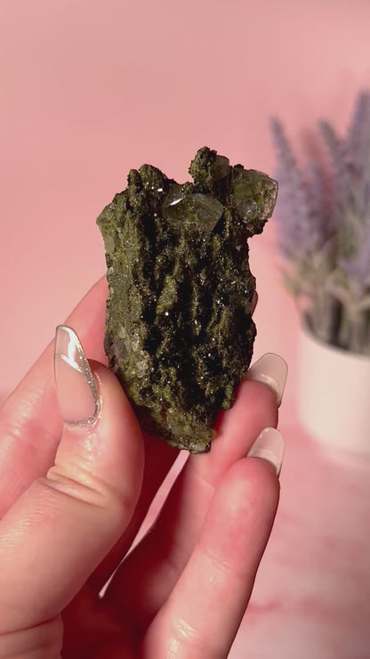 Epidote (Forest Quartz) Cluster